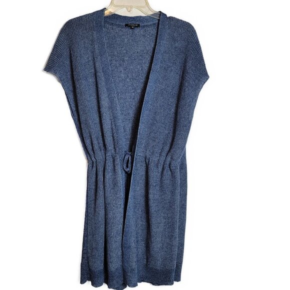 Lafayette 148 New York  Blue Tunic Sweater Vest - sz XL - Picture 1 of 3
